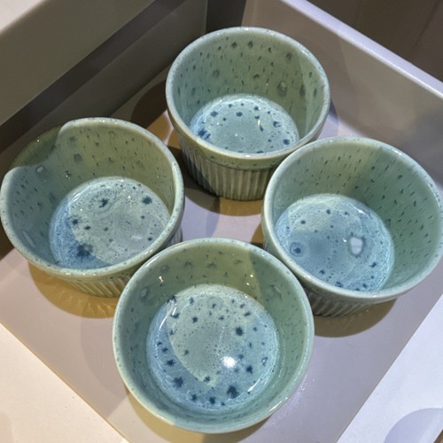 Set speckled ceramic - speckled,